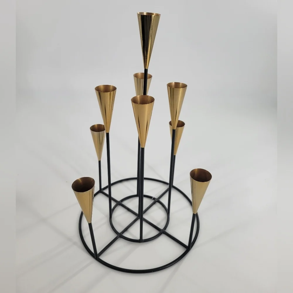 Anthropologie Glinted Cone Candelabra‎ AnthroHome New